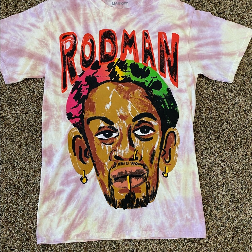 Market Dennis Rodman T Shirt Small
